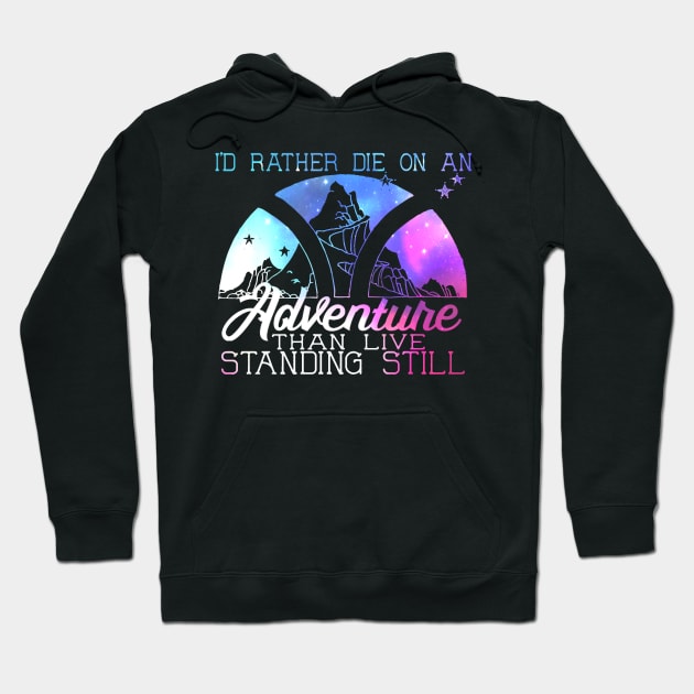 I'd Rather Die on an Adventure - Lila Bard - A Darker Shade of Magic Hoodie by ballhard